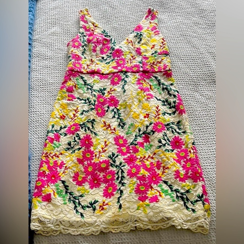 Moulinette Soeurs/Anthropologie Lace Floral Dress